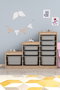 Hanah Home Armario Multiusos Gris Sonomo